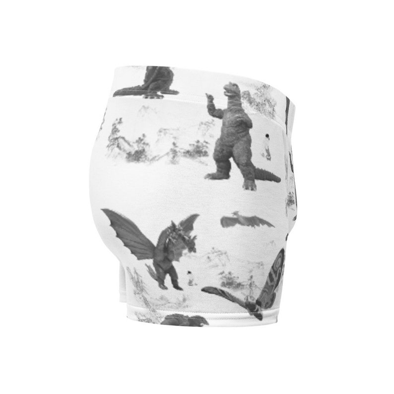 Godzilla Mens Boxer Briefs Black Mothra King Ghidorah and Etsy