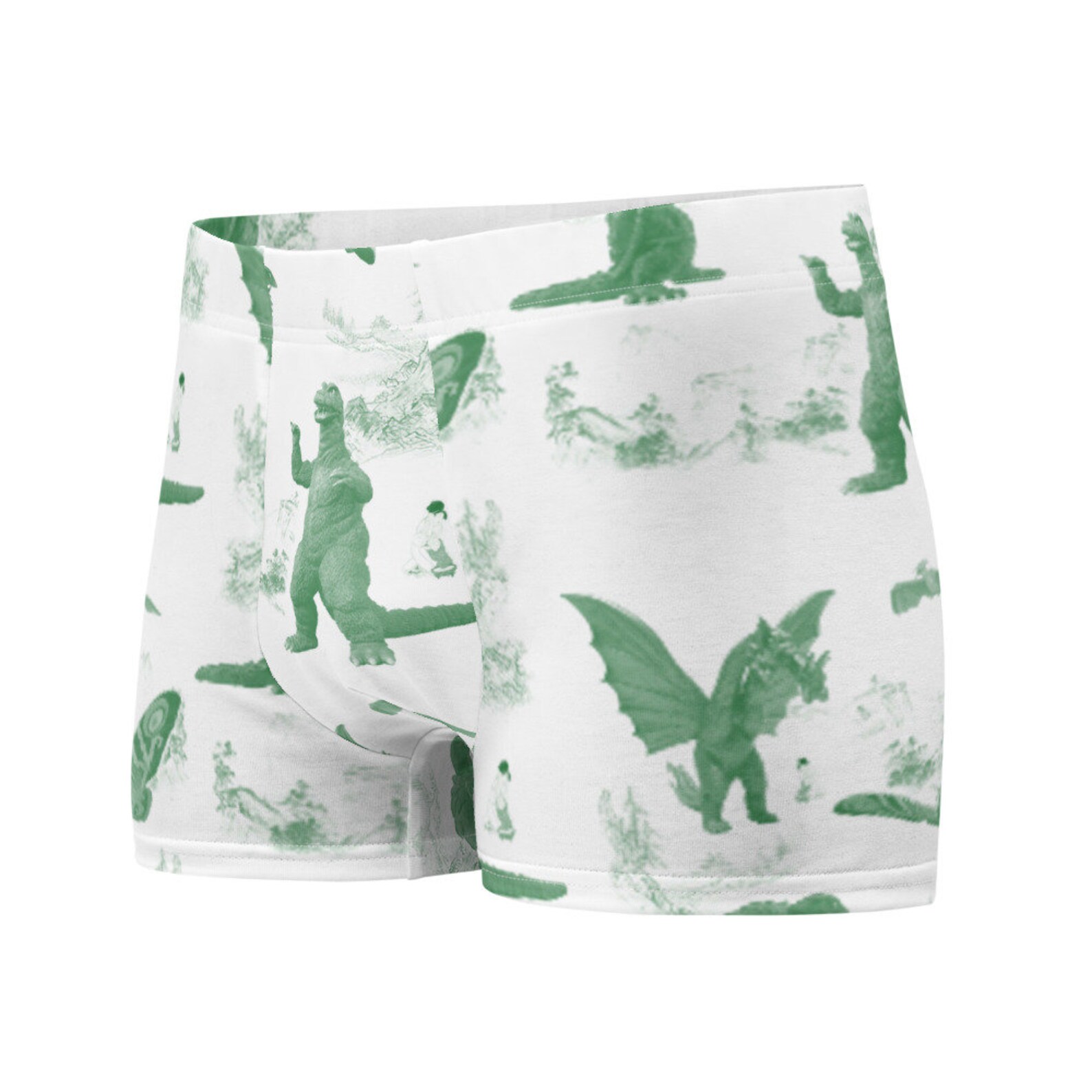 Godzilla Mens Boxer Briefs Green Mothra King Ghidorah and Etsy