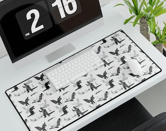 King of Monster Kaiju Mouse Pad – Large Desk Mat in 3 Sizes, Godzilla Non-Slip Gaming & Office Accessory
