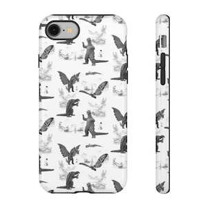 King of Monsters Kaiju iPhone Case - Godzilla-Inspired Protective Phone Cover - Glossy or Matte Finish