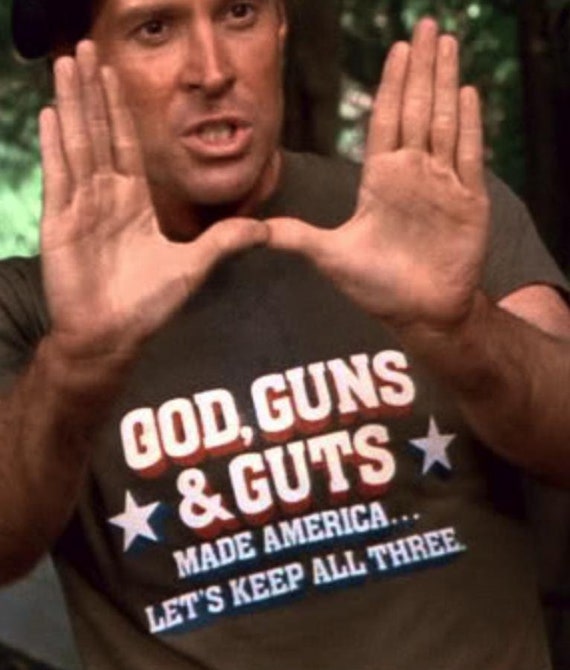 God, Guns, and Guts Made America - Mad Dog Murdoch A-team T-shirt