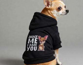 Warme chihuahuakleding – fleecehoodie voor kleine honden