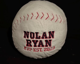 Pelota de béisbol de peluche personalizada