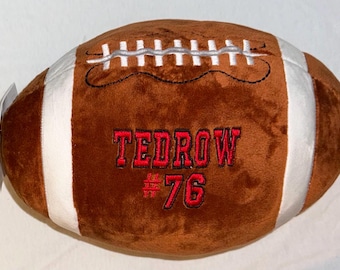 Op maat geborduurde voetbal