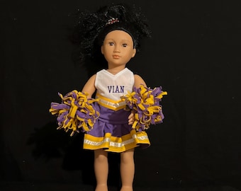 18” Doll cheer suit