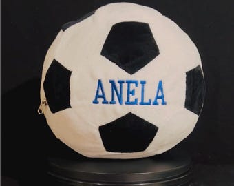 Balón de fútbol de peluche personalizado