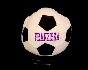 Bola de futebol de pelúcia personalizada