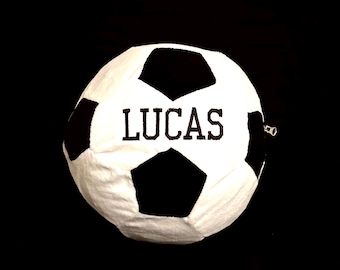 Bola de futebol de pelúcia personalizada