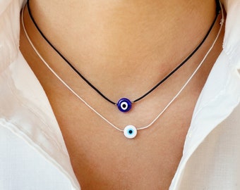 Evil Eye Necklace, Evil Eye Choker Evil Eye Pendant Handmade Jewelry Necklace Nazar Necklace Evil Eye Protection Necklace Spiritual Necklace