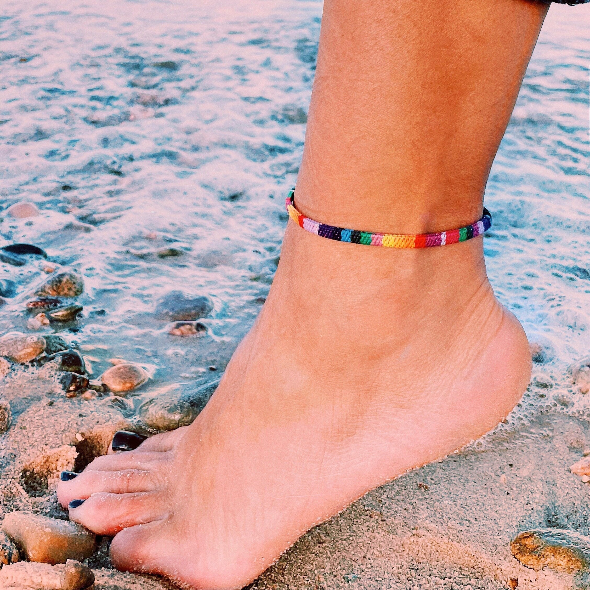 Boho Anklet for Women | RUMI SUMAQ Surfer Ankle Bracelets