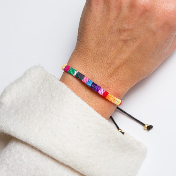 Rainbow Bracelet, Gay Pride Bracelet, LGBT Bracelet, Gay Bracelet