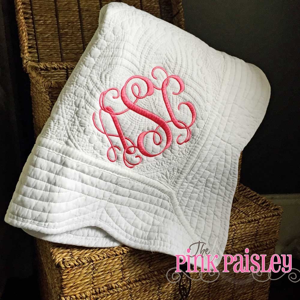 Personalized Baby Blanket Monogrammed Baby Quilt Boy and Etsy