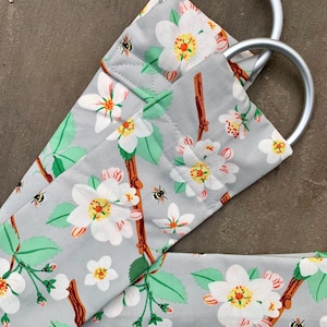 Cherry Blossom- baby weigh sling