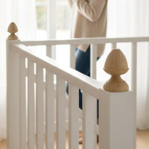 Unfinished Wood Finial Curtain Rod Decorative Top Furniture Piece Restoration Project Material Supply Craft Item Bedpost Replacement Chair