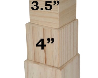 large solid wood blocks