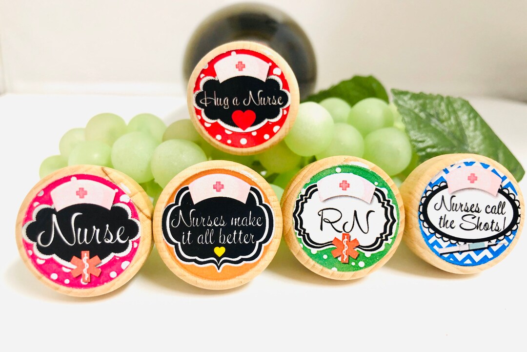 QTY 1 Nurse Wine Stopper, Labor Delivery, RN. CNA, Surgery, Hug a Nurse