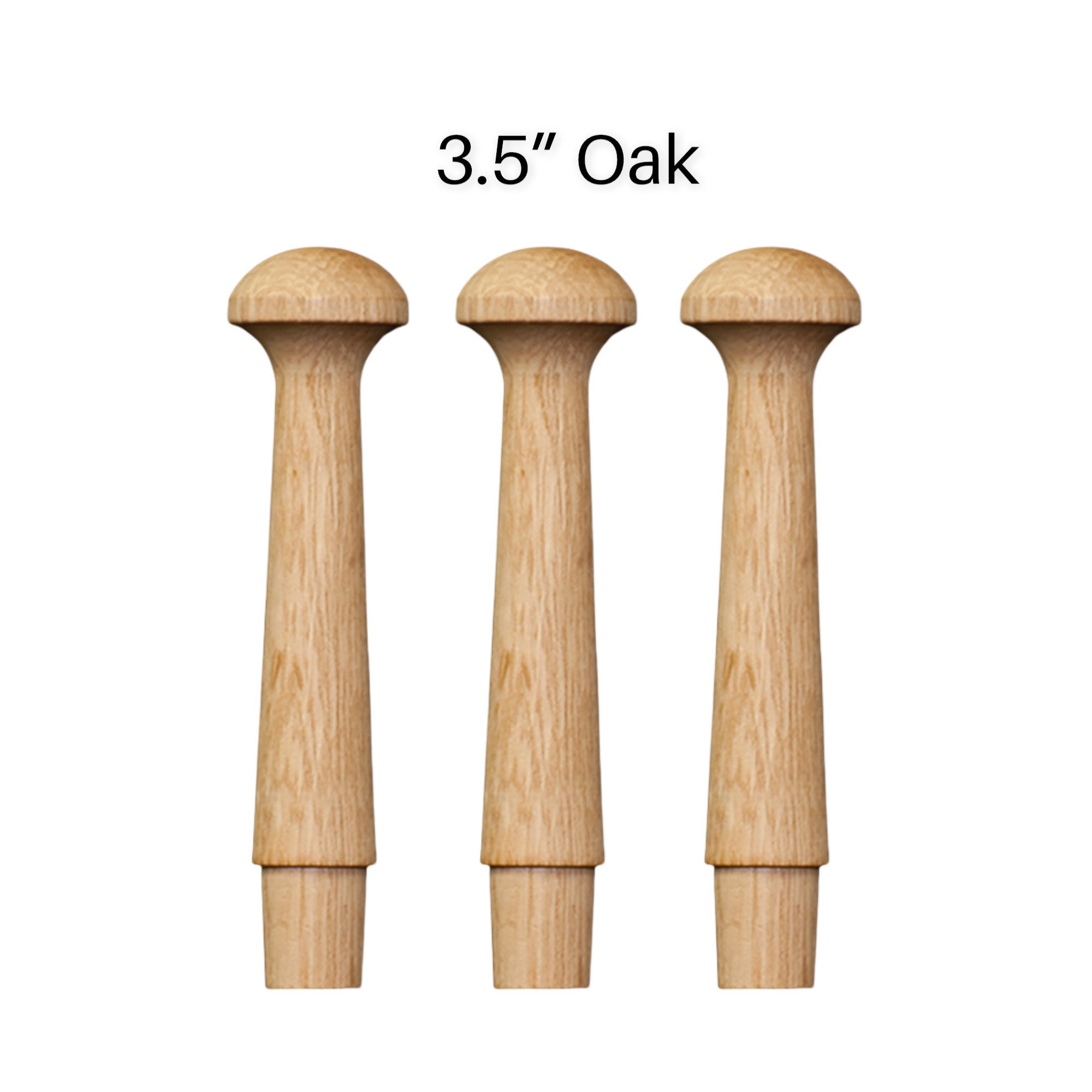 Oak Shaker Peg 1-3/4 inch, Pack of 50 Wooden Pegs for Hanging, DIY Shaker  Rack and Rail, by Woodpeckers