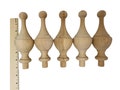 QTY 1- 7" Tall Finials, Bedpost Finial, Chair Finial, Jar tops, Curtain Rod Ends, Furniture Finial, Chair Finial, Bedpost Tops, Finial Post