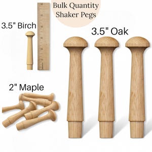 3.5 Inch Shaker Pegs Hanger Wall Mount Shaker Peg for Rack Coat Hook Hat Hanger Kids Hook Wall Mount Home Decor Hanger Mudroom Hardware Set