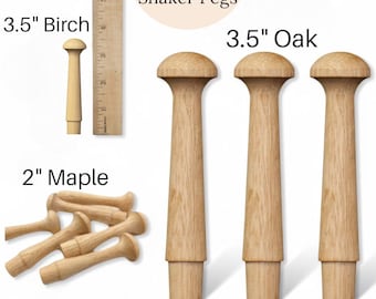 3,5-Zoll-Shaker Pegs Kleiderbügel Wandhalterung Shaker Peg für Rack Kleiderhaken Hut Kinder Haken Wandhalterung Home Decor Kleiderbügel Mudroom Hardware Set