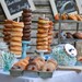 QTY 1- Donut Stands, Wedding Doughnut Stands, Donut Holder, Painted Donut Stand, Donut Party, Donut Wall, Breakfast Bar, Wedding Dessert Bar 