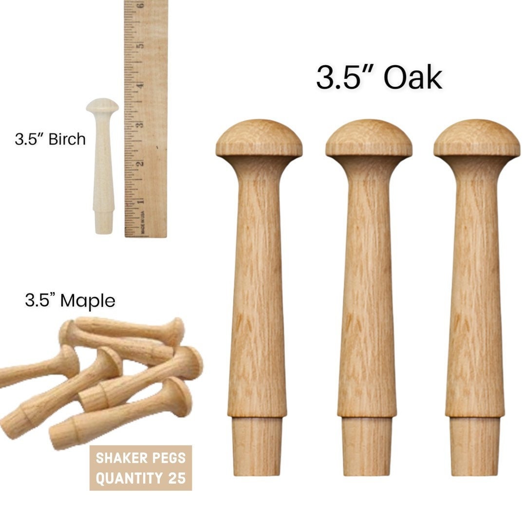 Jumbo Wooden Shaker Pegs 5 inch