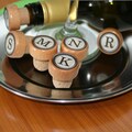 Personalized Wine Stoppers Custom Monogram Wedding Bridesmaid and Thank You Gifts Wine Lover Gift Stocking Stuffers Thank You Favors Gifts