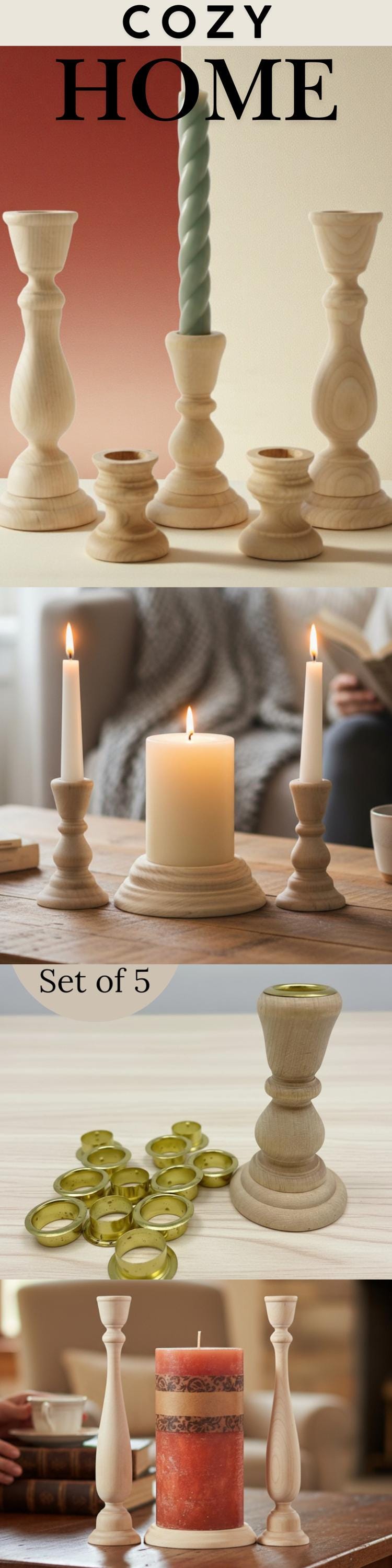 Ciata - Confezione Da 12 - Candela In Ottone Placcato 17,8 Cm - Foto 5