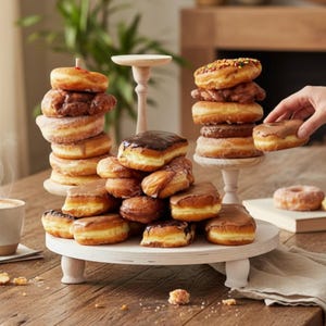 Supports à gâteaux rustiques faits main Plateau de beignets Support pour plantes Support à cupcakes Présentoir à desserts Cercle Supports à gâteaux ronds Support à gâteaux en bois de mariage