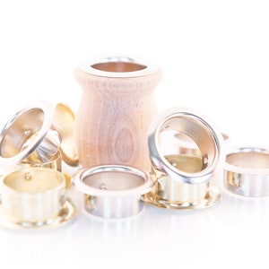 Wood Candle Holder Wedding Decor Wedding Accents Home Decor Candle Holder For Table Decor Wooden Wedding Centerpieces DIY Cake Table Riser image 8