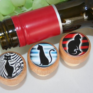 Cat Wine Stopper Wine Stopper Cork Stopper Kitty Cat Stopper Wine Cork Wedding Stopper Wine Gift Cat Lover Gift Wine Gift