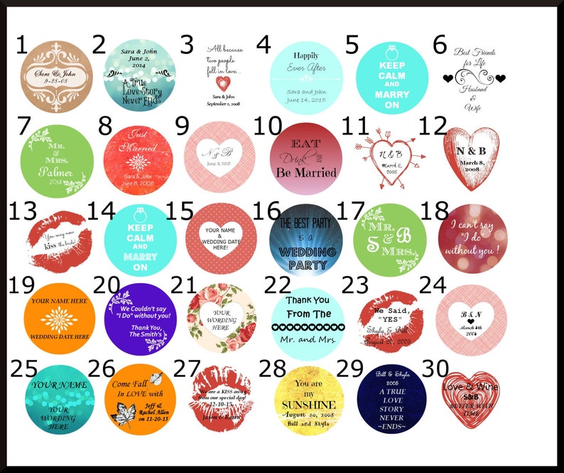 1 Custom Wedding Wine Stoppers Bulk Discount Pricing Etsy