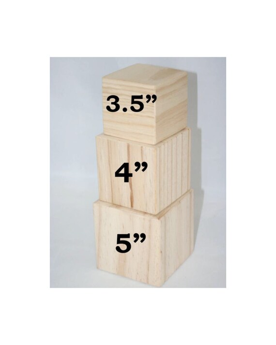 large hollow wooden blocks