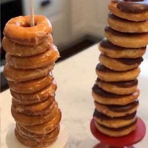 QTY 1 Christmas Themed Donut Stands, Wedding Doughnut Stands, Doughnut Holder, Donut Stand, Doughnut Party, Doughnut Wall, Donut Platter image 8