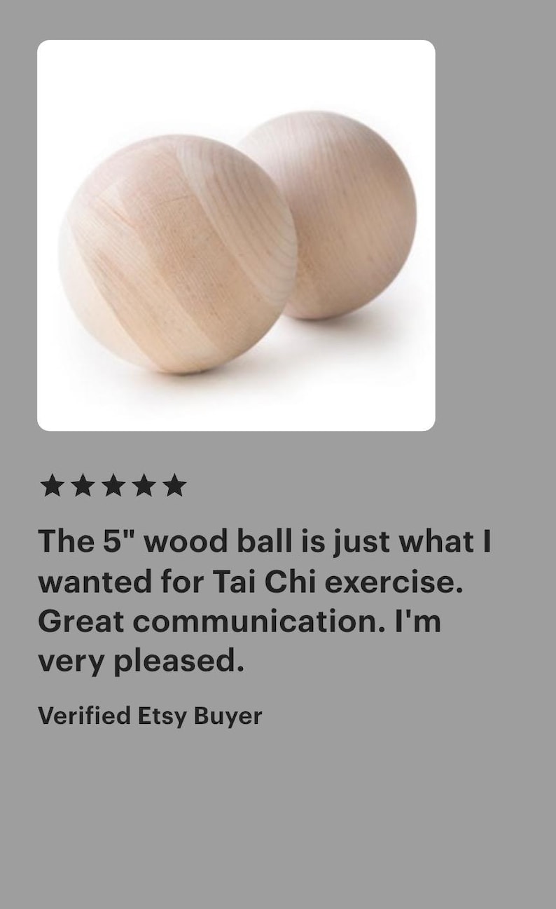 5" Maple Wood Balls Large Wooden Balls Game Pieces Craft Ball Solar System Large Wooden Balls Large Ball for DIY Crafts Sphere Bocce Balls image 10