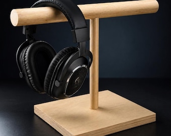 Soporte para auriculares, organizador de escritorio, decoración para sala de juegos, regalo para gamers, soporte para auriculares, configuración de computadora, espacio de trabajo, estante para equipos de audio