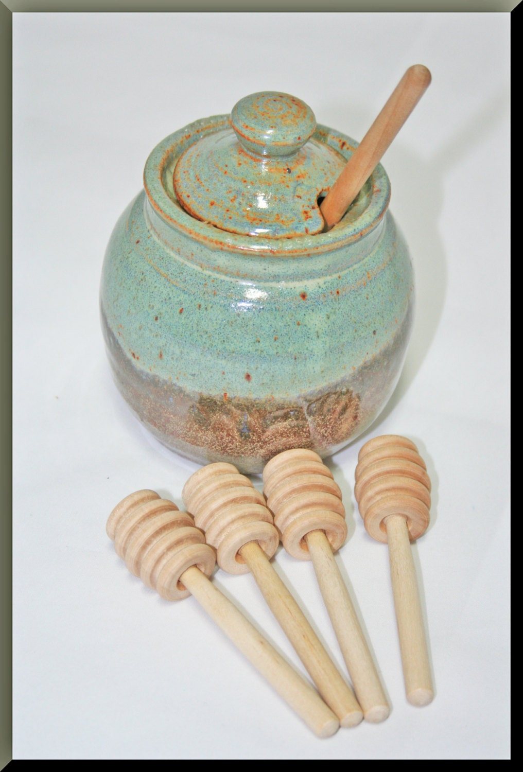 25 4 Wood Honey Dippers Wedding Honey Dippers Mini Etsy