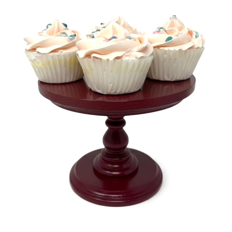 Small Cake Stand One Year Old Pics Cake Smash Birthday Party Cake Stand Modern Farmhouse Riser Home Decor Rustic Wooden Cake Stand for Baby image 14