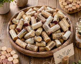 Natural Wine Corks For Crafty Cork Jewelry Making Cork Boards Cork Coasters Wine Stoppers And Rustic Wedding Decor Bulk Quantity Discount