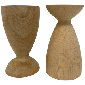 5&quot; Tall Wood Stands Base for Cake Stand Wood Turning Pedestal Wooden Pedestal Base Unfinished Wood base Wooden Display Stand