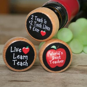 Teacher Wine Stopper Wine Stopper Cork Stopper Stopper Wine Cork Teacher Gift Wine Gift Wine Basket, Teacher Appreciation Gift