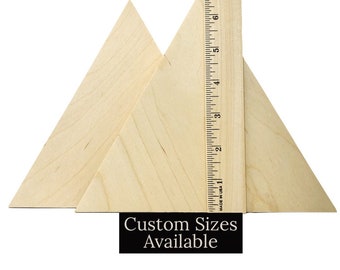 QTY 1- Natural Wood Triangle, Home Decor, Wood Triangle, Wood Cutouts, Wood Shapes, Wall Decor, Triangle Shape, Wood Mountains, Bedroom