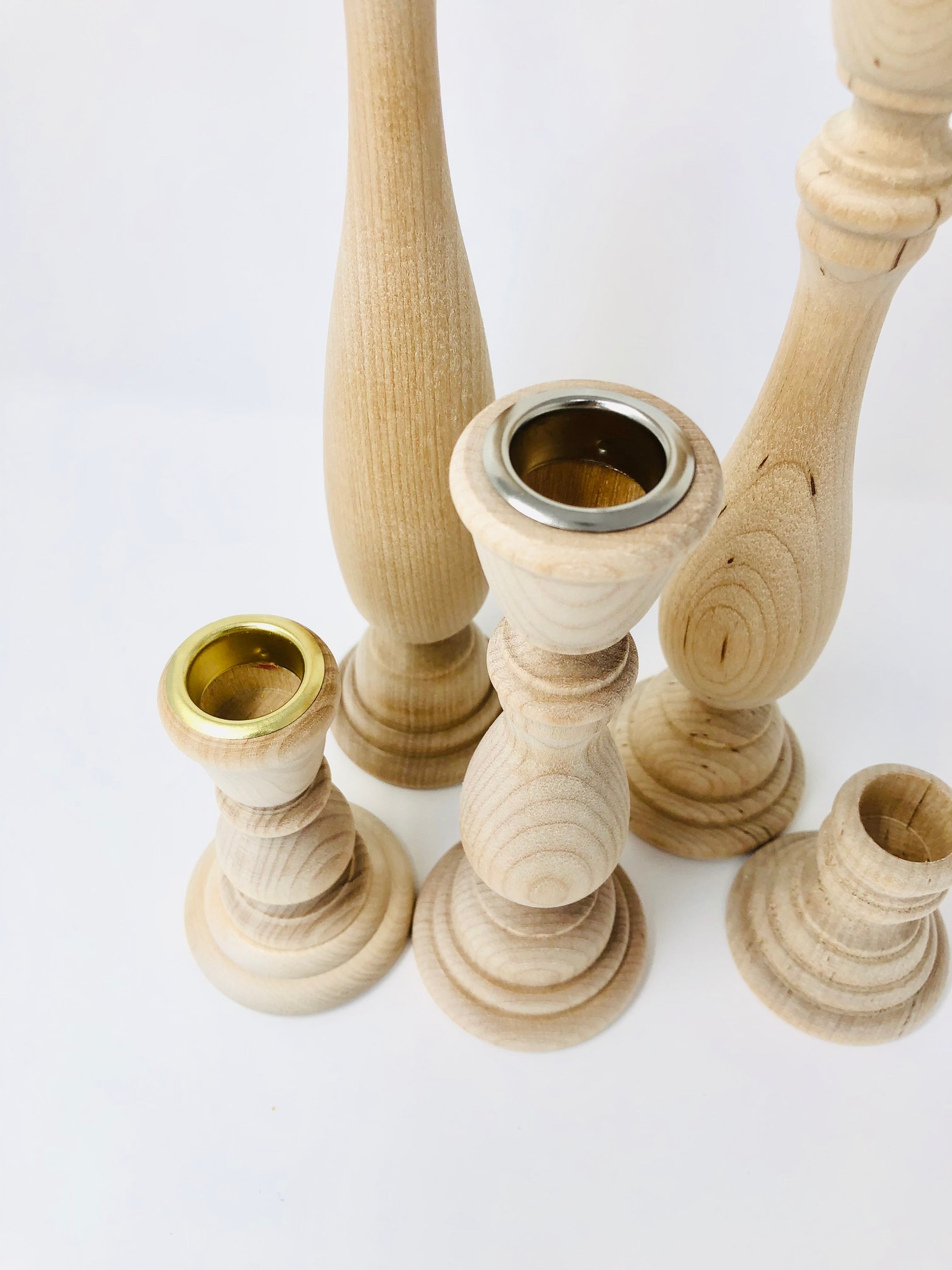 5 Nickel or Brass Candle Cup or Candle Stick Metal Inserts Etsy