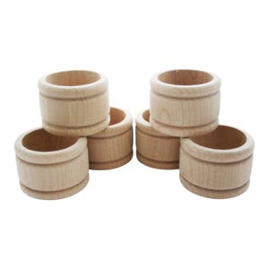 Wood Napkin Ring Holder Rustic Wedding Napkin Rings Natural Napkin Rings DIY Table Decor Farmhouse Table Setting Bulk Napkin Rings