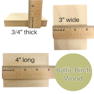 AANTAL: 1-3" x 4" x 3/4" dikke houten rechthoek, natuurlijke houten rechthoek, houten ambachtelijke blokken, rechthoekige blokken, houtbewerking, houten blokken, houtsnijwerk