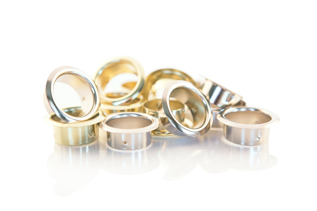 QTY 5 Brass Candle Cup or Candle Stick Metal Inserts Fits 7/8 Inch