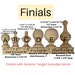 see more listings in the Finials  section