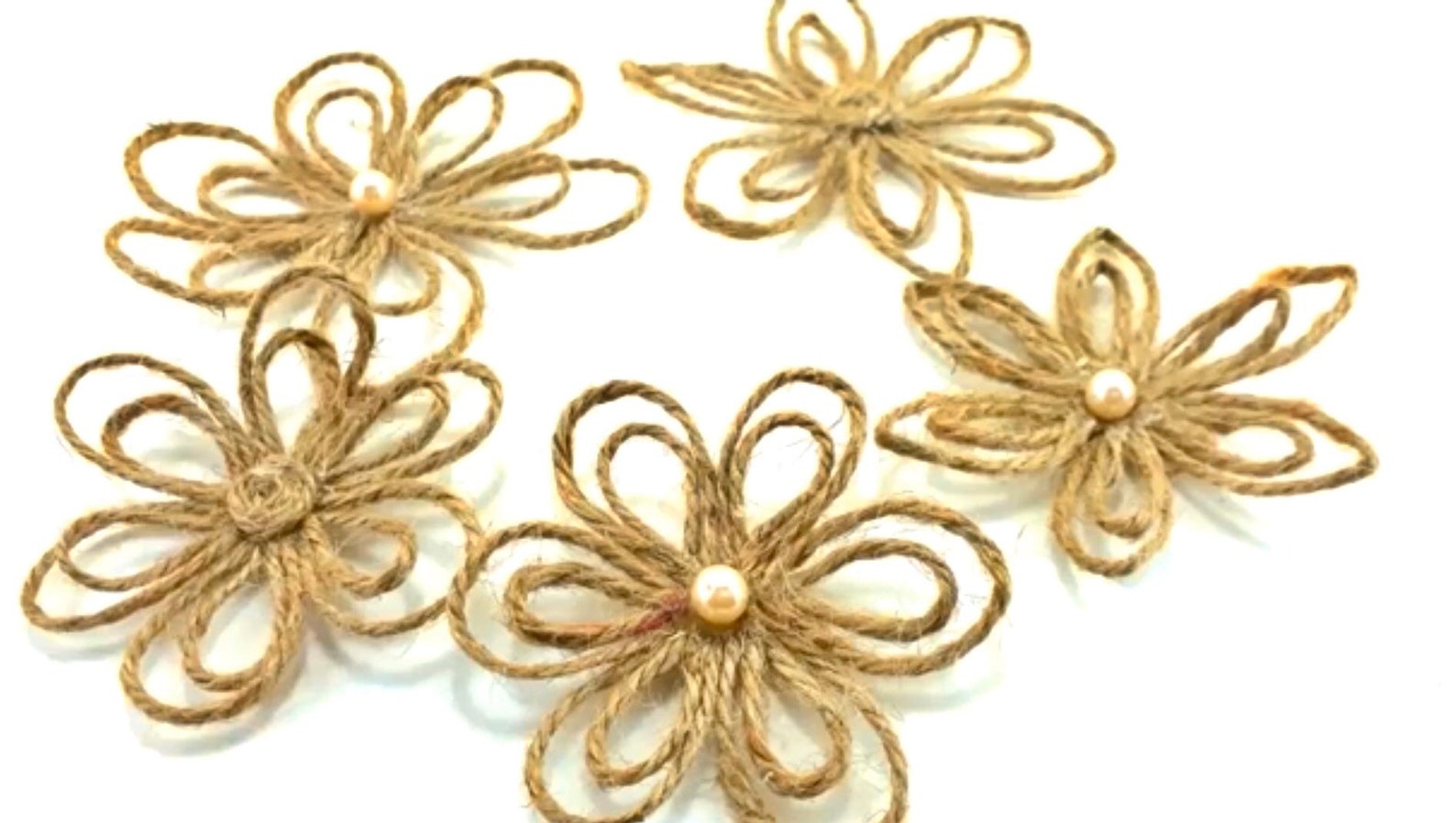 1 Natural Jute Twine Jute Flowers Tensile Ribbon for Etsy