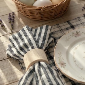 Wholesale Wood Napkin Ring Holders Wedding Napkin Rings Rustic Table Setting Decor Bulk Wedding Napkin Cloth Rings Boho Wedding Set of 500