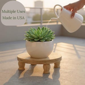 Wood Candle Holder Wedding Decor Wedding Accents Home Decor Candle Holder For Table Decor Wooden Wedding Centerpieces DIY Cake Table Riser image 10